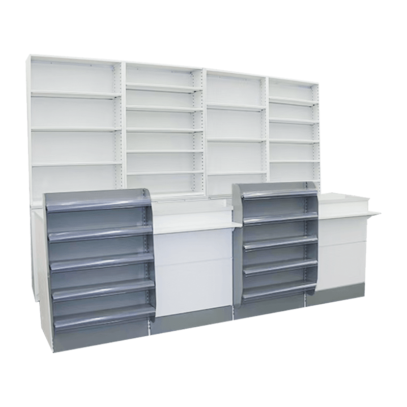 Minimalistická efektivní vitrína ve večerce