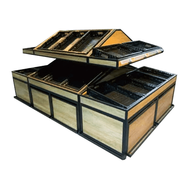 Odolný stojan na ovoce a zeleninu pro velké zatížení